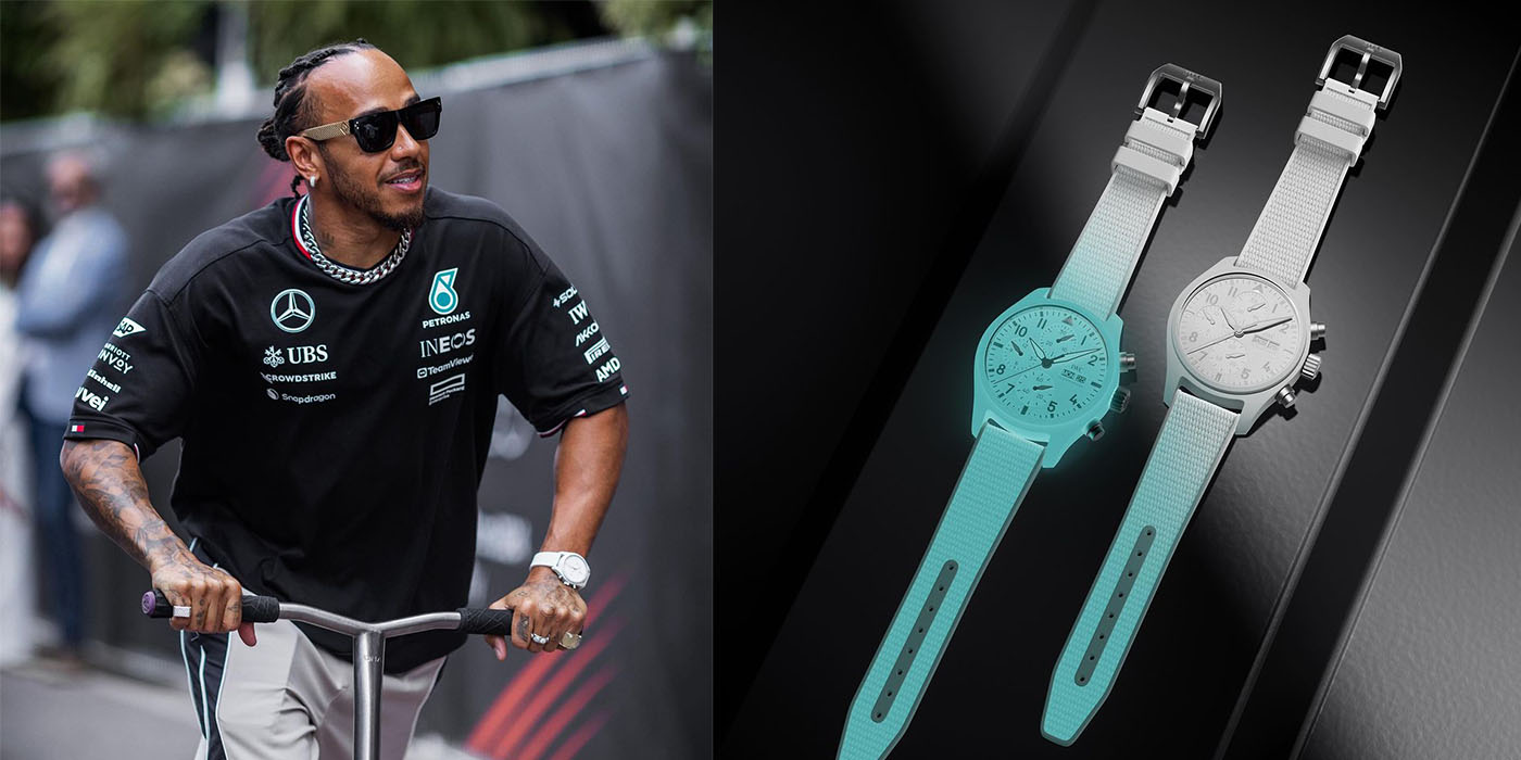 Lewis Hamilton Sports New IWC Concept In Monaco
