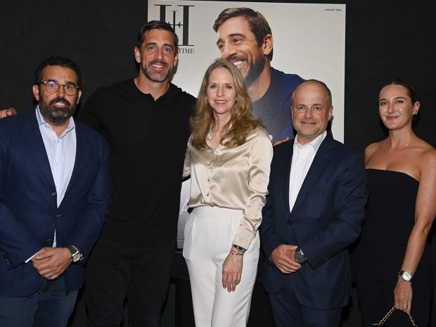 Haute Time Celebrates NFL Legend & August Cover Star Aaron Rodgers With Zenith Watches & Whispering Angel