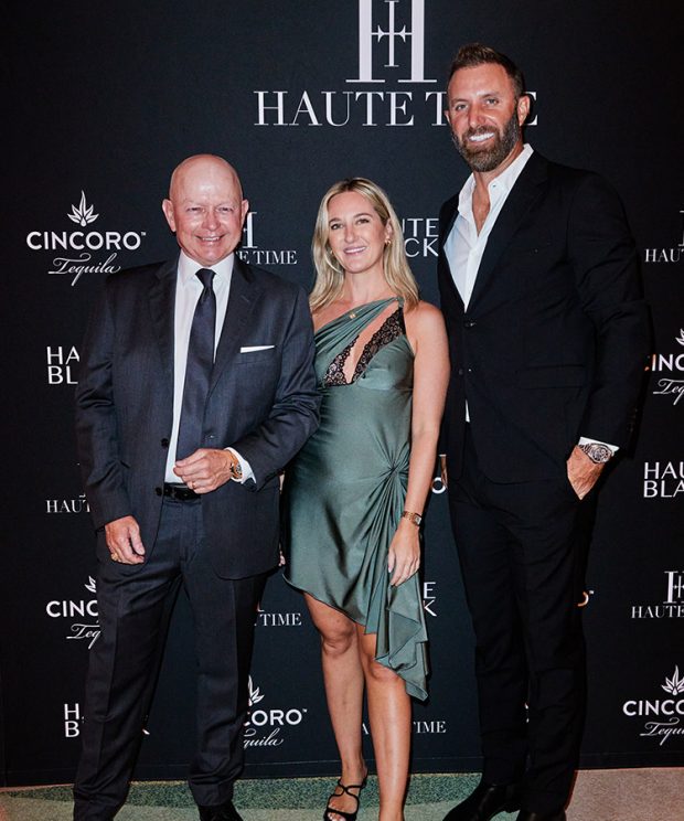 Haute Time Toasts To Golf Legend Dustin Johnson With Cincoro Tequila