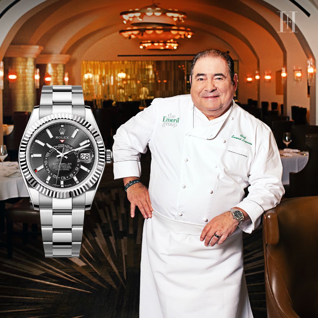 Emeril Lagasse Wears The Rolex Sky-Dweller As He Discusses Milestones & New Beginnings