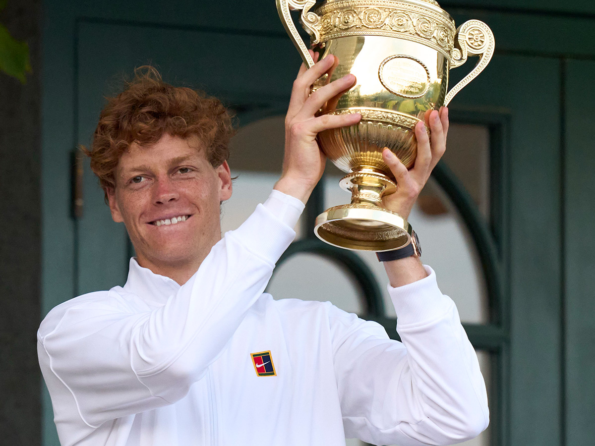 Jannik Sinner Claims First Wimbledon Title—Shining with the Rolex Daytona