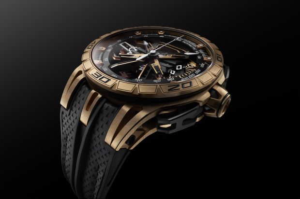 Roger Dubuis’ Excalibur Spider Flyback Chronograph Returns in Pink Gold