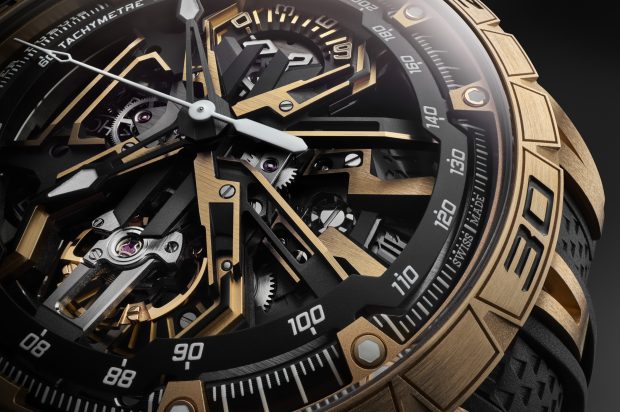 Roger Dubuis’ Excalibur Spider Flyback Chronograph Returns in Pink Gold