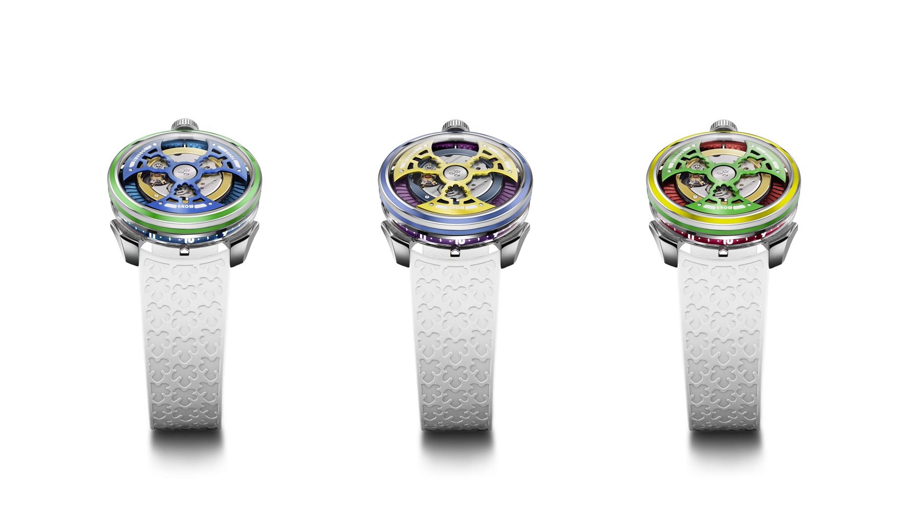 Chromatic Chaos: MB&F’s Mad New Trio by Yinka Ilori