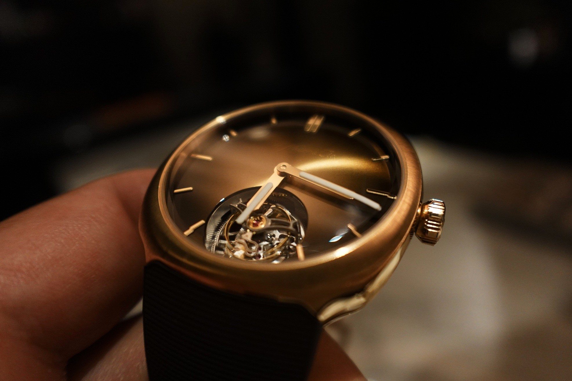 Breaking: Photos from the H. Moser & Cie. Streamliner Tourbillon Pierre Gasly Launch at the Singapore Grand Prix