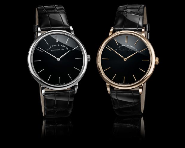 A. Lange
Söhne's Saxonia Thin Returns in Platinum and Honeygold®