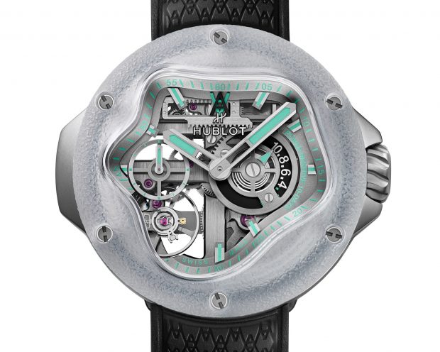 A Hublot Wristwatch Shaped by Water