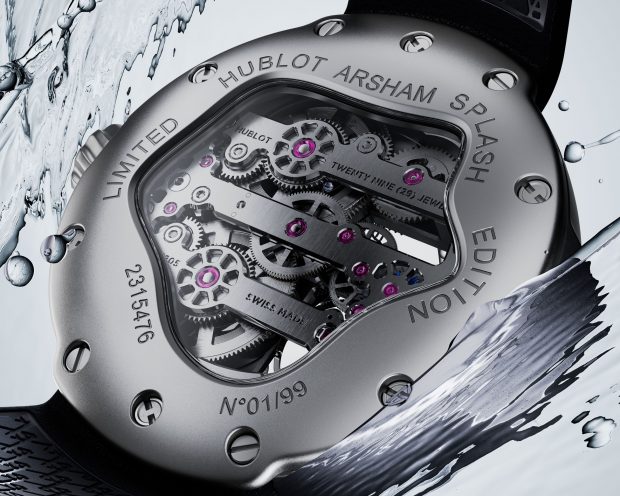A Hublot Wristwatch Shaped by Water