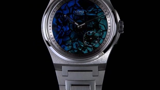 A 6th-Century Byzantine Enameling Technique Adorns the New Czapek Antarctique Plique-à-Jour Polar Blue
