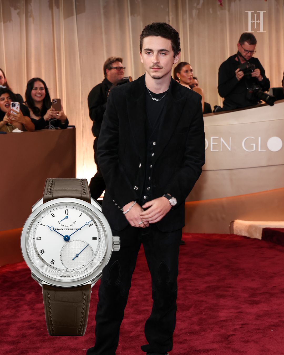 Award Season Returns With Striking Watches at The 2026 Golden Globes