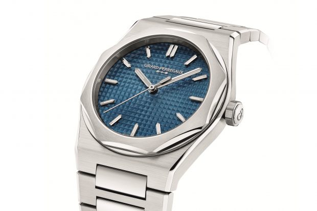 Girard Perregaux Laureato’s Golden Jubilee Celebrations Continue With a New Enamel Dial and Steel Cases