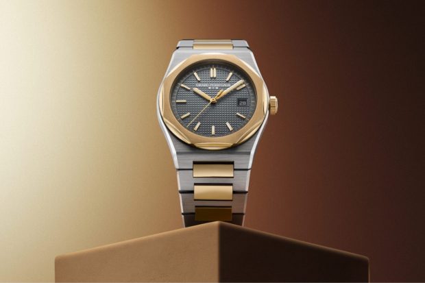 Girard Perregaux Laureato’s Golden Jubilee Celebrations Continue With a New Enamel Dial and Steel Cases