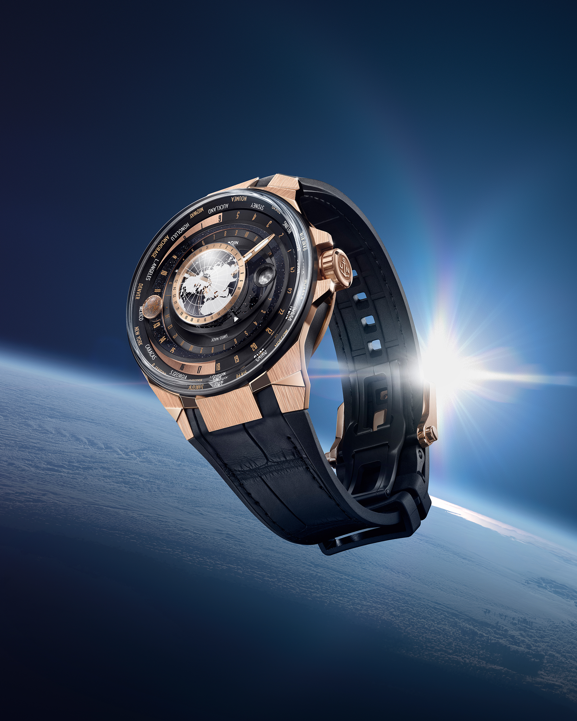Ulysse Nardin's Blast Moonstruck Puts the Cosmos on the Wrist in Rose Gold