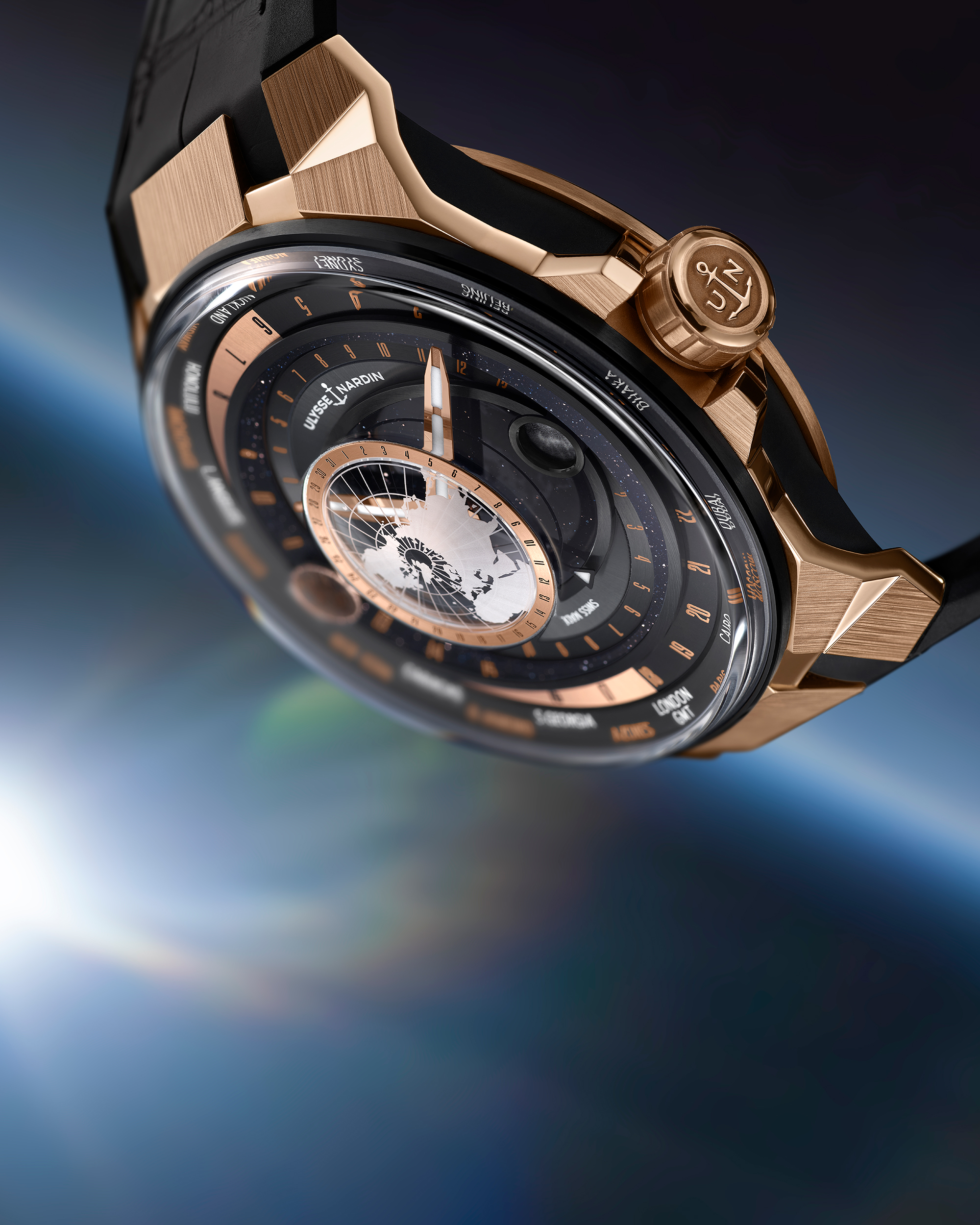 Ulysse Nardin's Blast Moonstruck Puts the Cosmos on the Wrist in Rose Gold