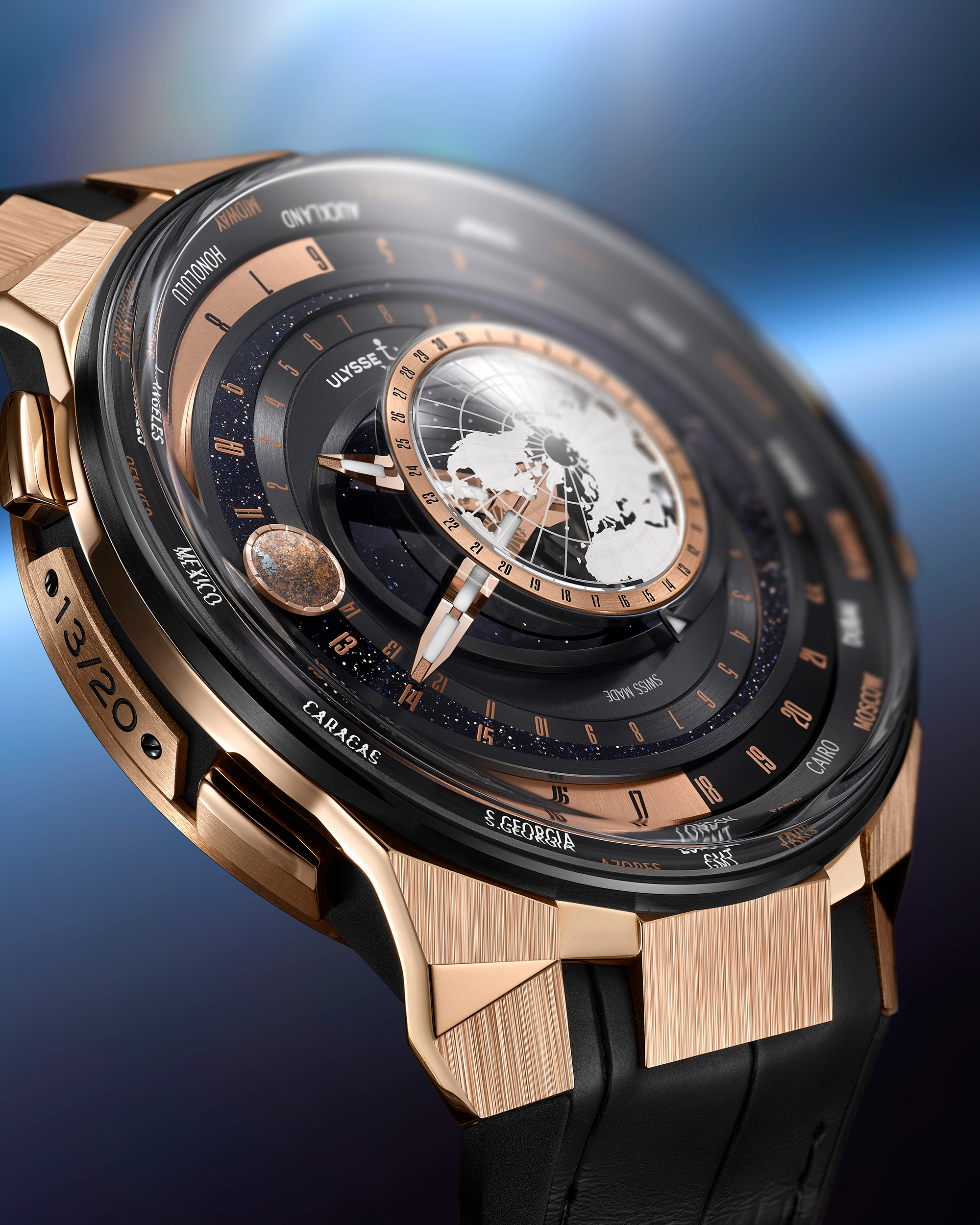 Ulysse Nardin's Blast Moonstruck Puts the Cosmos on the Wrist in Rose Gold