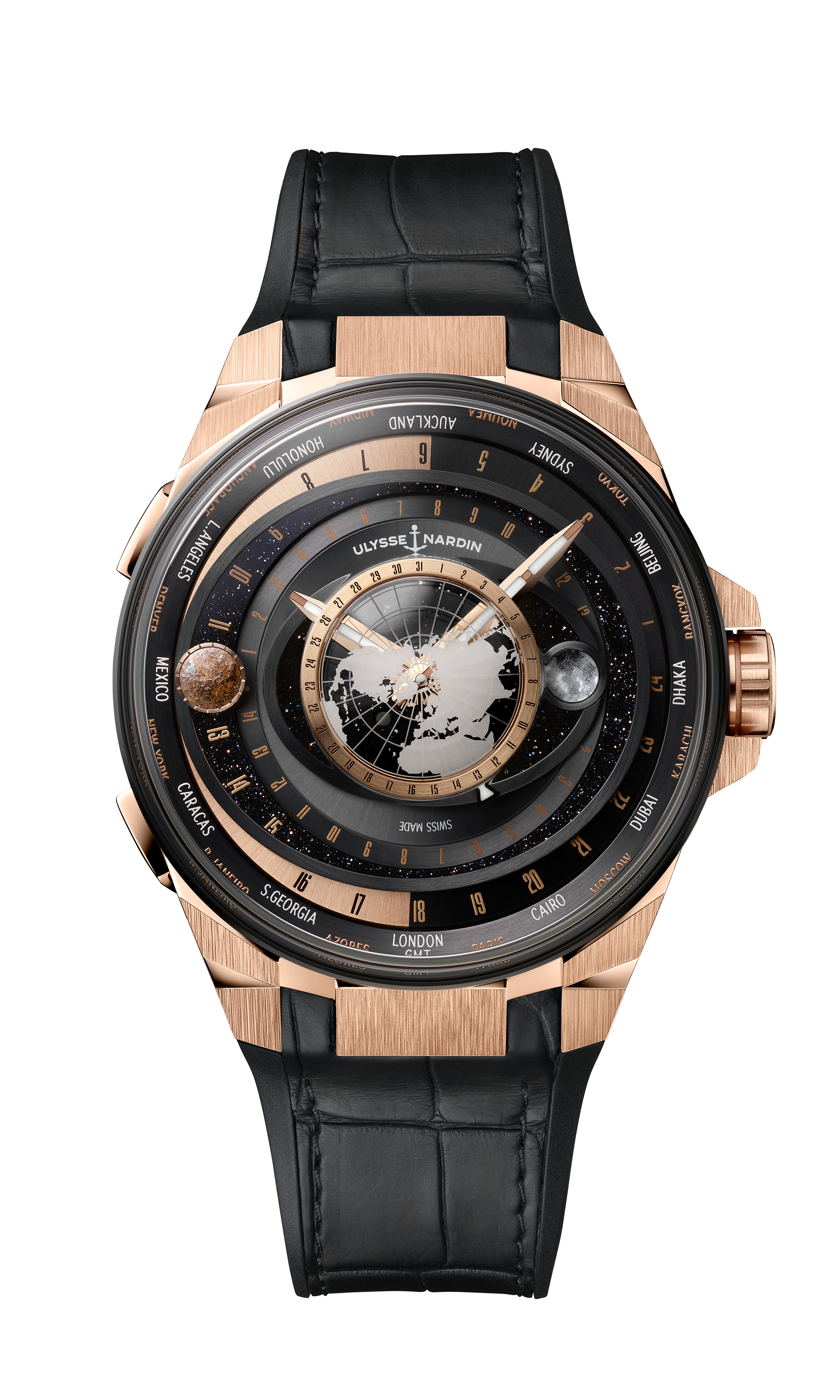 Ulysse Nardin's Blast Moonstruck Puts the Cosmos on the Wrist in Rose Gold