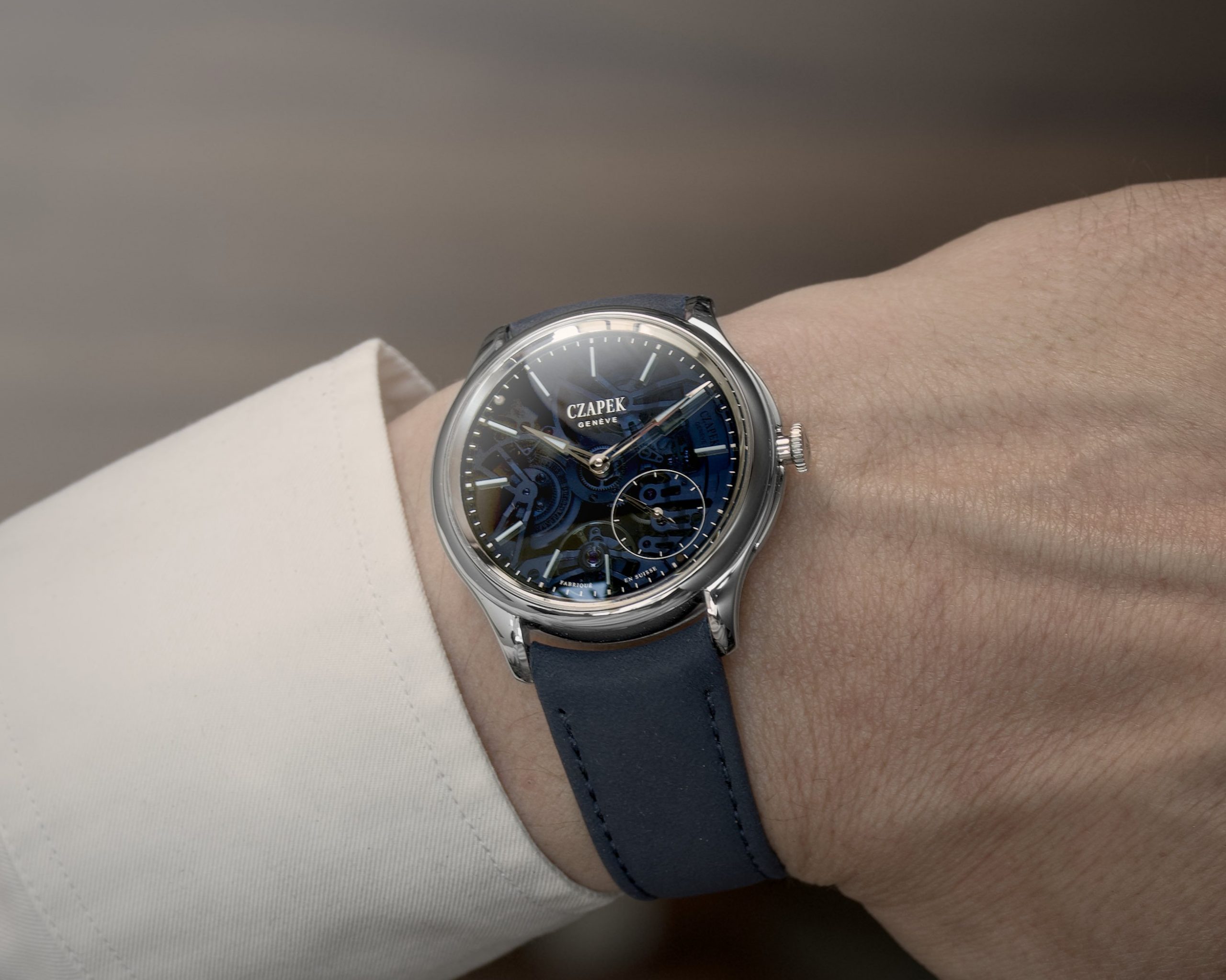 Photo: Haute Time Czapek & Cie Debuts Limited Edition Promenade Transparencies Aqua Blue