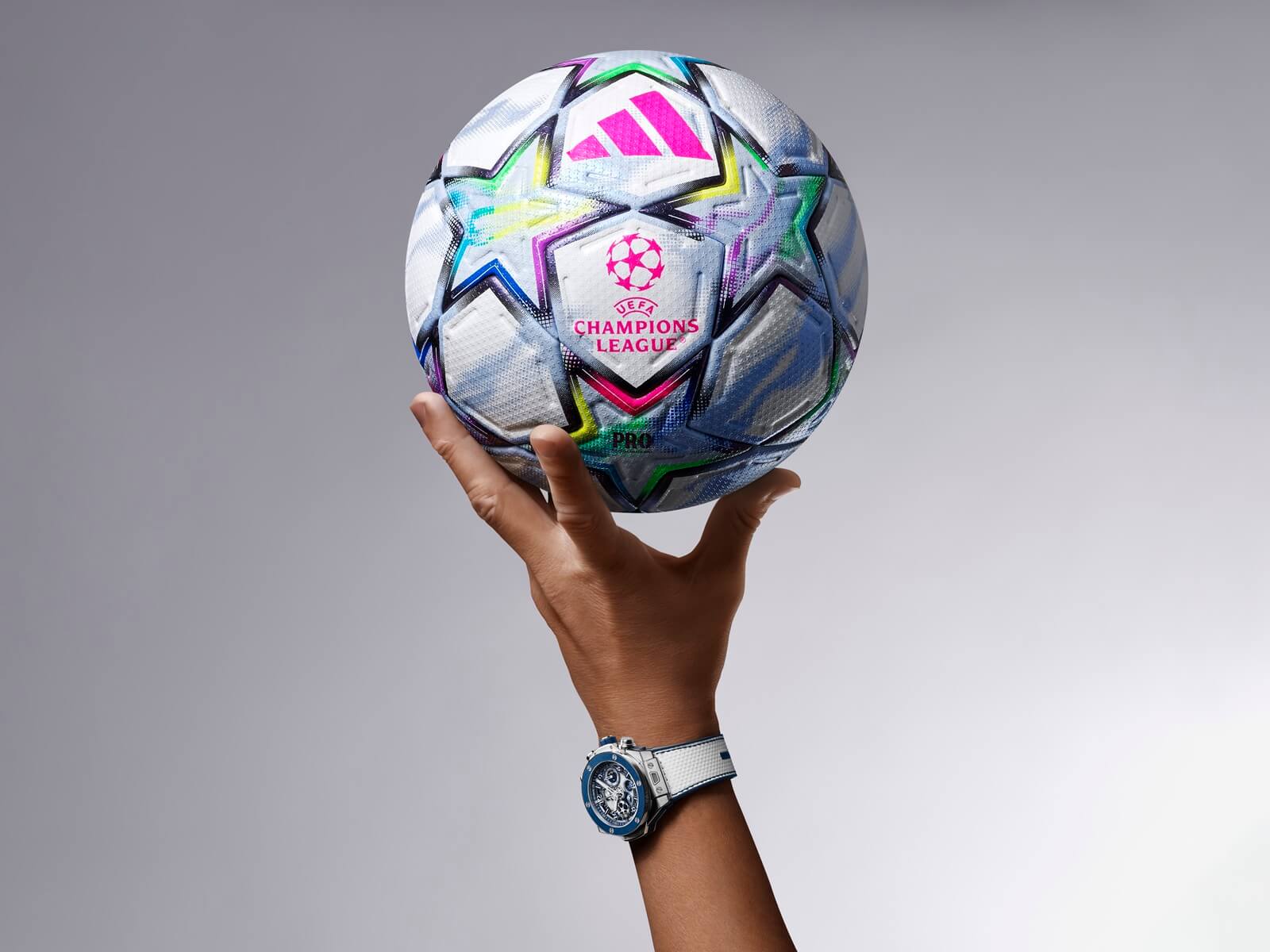 Hublot Kicks Off the Champions League Season With a Blue Ceramic Big Bang