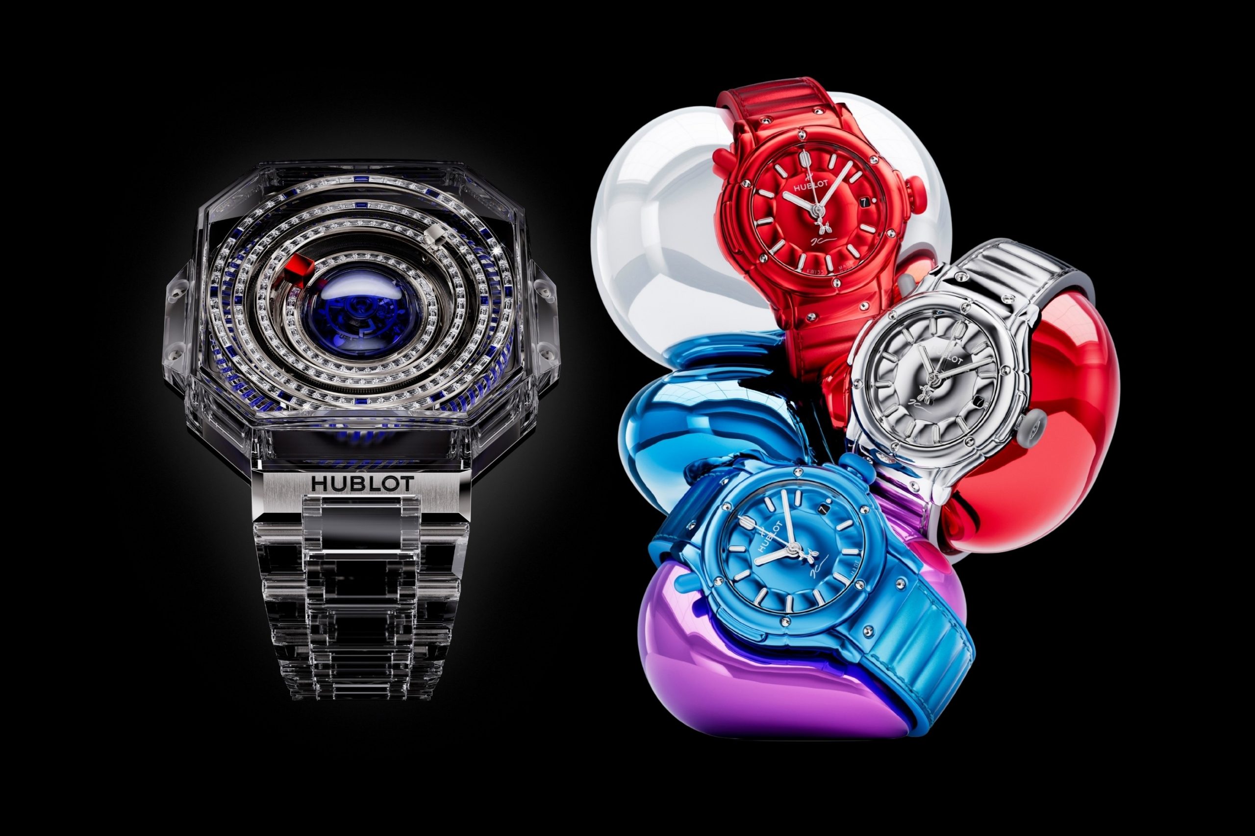 Hublot Classic Fusion Balloon Dog and MP-14 Origin by Jeff Koons